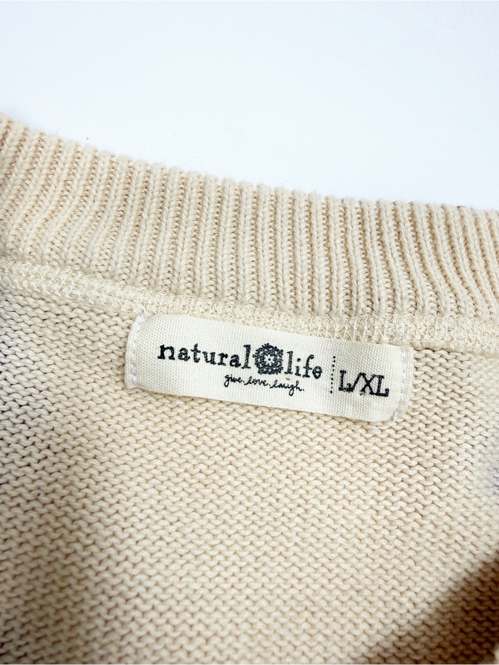 Natural Life Taylor Oversized Cotton Sweater - Sunrise Tie-Dye Crewneck - Picture 12 of 13